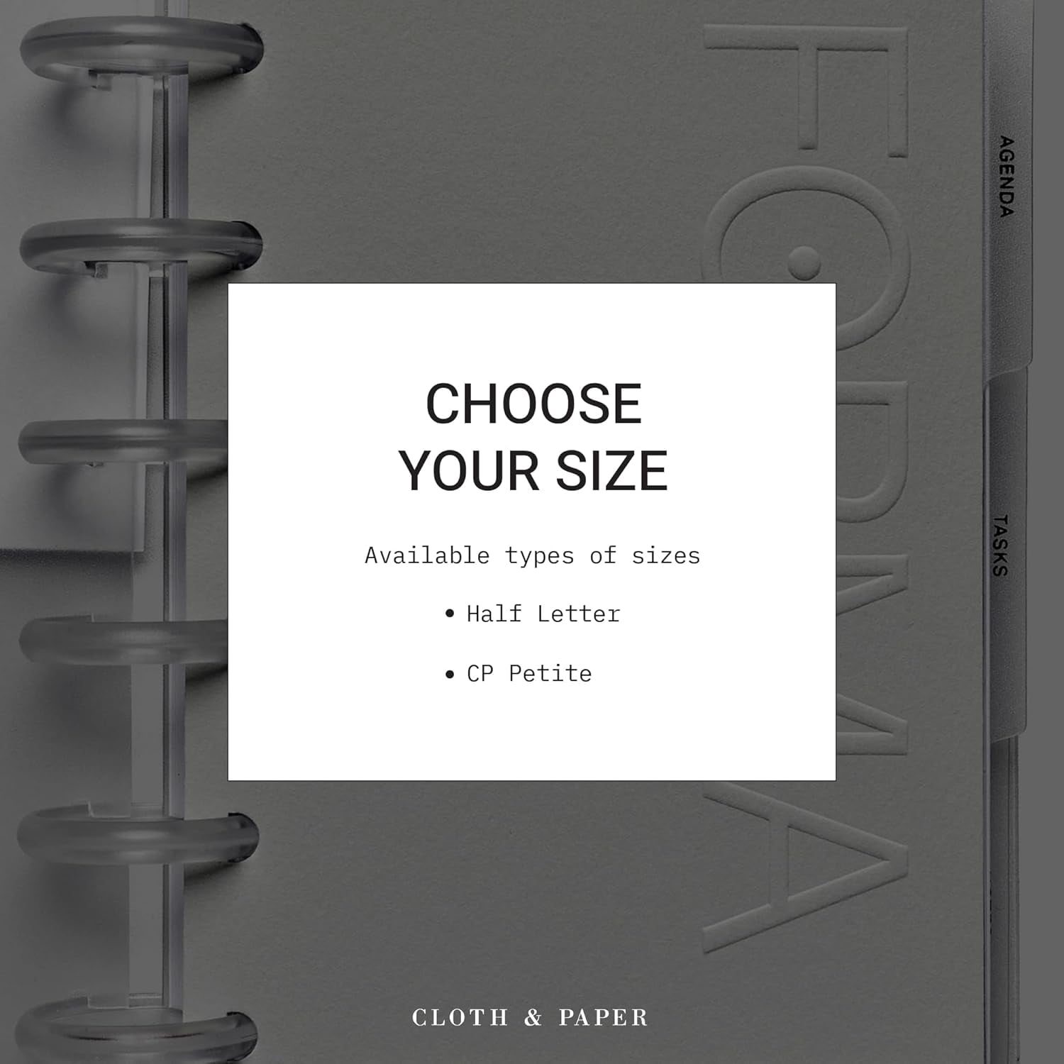 FORMA  Planner System – Premium Discbound CP Petite Undated Planner with  Discs, Covers, Dividers, Today Tab, Stickers & Inserts – Customizable Refillable Planning Organizer