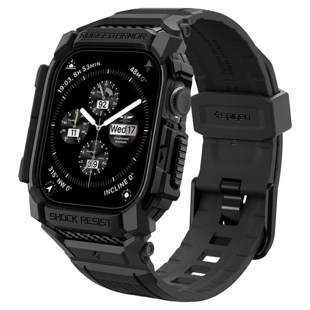 Funda con correa Spigen Rugged Armor Pro para Apple Watch de 46 mm