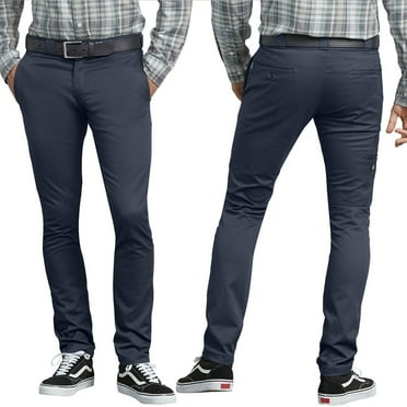 Dickies Men's Flex Skinny Straight Fit Work Pants, Dark Navy