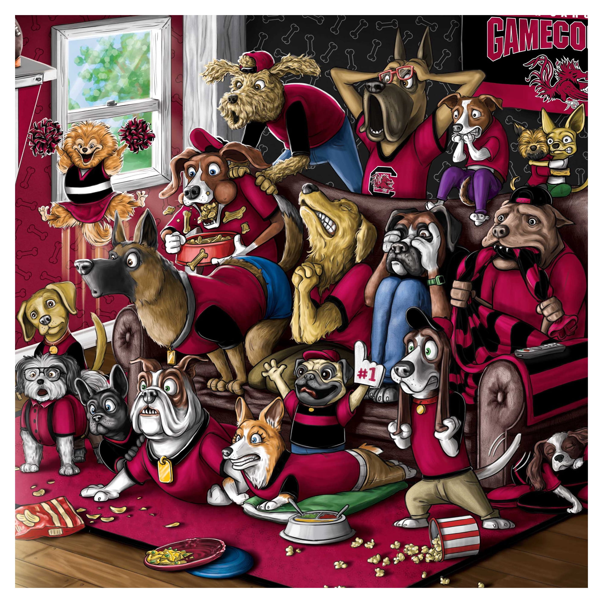 IDNA South Carolina Gamecocks 13.25" x 17.25" Purebred Fans Wall Art