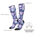 thumbnail image 3 of Daiia Sports Socks Skull star crystal Printed Novelty Crew Socks for Men Women Knee High Socks Cotton Socks Soft & Breathable Support Unisex Socks, 3 of 9