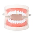 thumbnail image 3 of Milaget 18k Gold Single Tooth Top Bottom Teeth Single Hip Hop - Gold 4 Crystal, 3 of 7