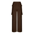 thumbnail image 7 of GaThRRgYP Cargo Pants for Women with Pockets,Women's Fashionable Casual Elastic Waist with Multiple Pockets,Work Clothes,and Sports Pants, 7 of 7
