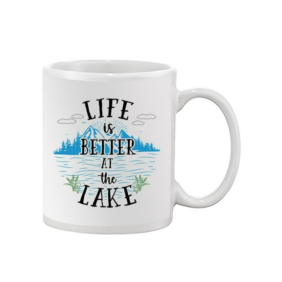 Life Better At The Lake Mug - SPIdeals Designs,
