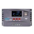 thumbnail image 1 of Graflsoa Universal MPPT Solar Charge Controller 12V/24V Auto-Switching for Solar Panels, 100A with USB Output, Ideal for Home, RV, Marine, and Street Lighting Systems, 1 of 6