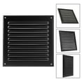Leke 250x250mm Metal Louver Vent Cover Square Vent Exterior Wall Grille