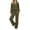 Army Green, variant on 2 Piece Loungewear for Women Matching Pajamas Sweat Sets Solid Color Tracksuit Travel Sweatshirts Fall Fashion Clothes 2026