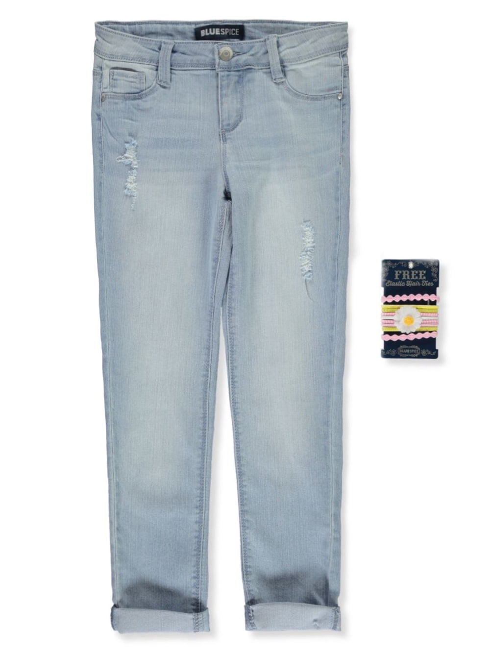 Blue Spice Girls' Rippped Jeans - light 