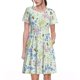 thumbnail image 1 of Balery Honey Bees And Flowers Vestidos sueltos de manga corta para mujer, vestidos de verano 2025, vestidos casuales de corte A con vuelo., 1 of 6