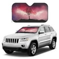 thumbnail image 3 of YFYANG Front Windshield Sun Shade, Pink Romantic Sunset Foldable Car Visor for Cars, Trucks, SUVs, Medium, 3 of 9