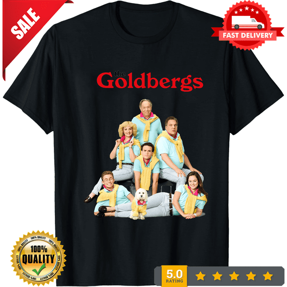 The Goldbergs Logo With Pastel Family Men Gift Black Size up to 4XL, LIMITED EDITION-TH65808