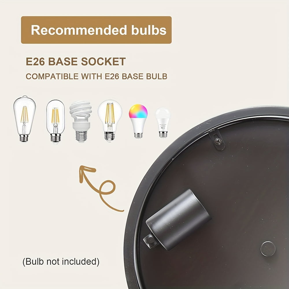 11 Inch Metal Black Cage Farmhouse Flush Mount Ceiling Light | Industrial Close To Ceiling Light, Rustic Style, IP44, Suitable for Hallway, Kitchen, Bedroom, Entryway, Semi Flush Mount, E26 Bulb Base