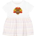 thumbnail image 3 of Inktastic Thanksgiving Day Turkey Football Fan Girls Baby Dress, 3 of 5