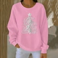thumbnail image 2 of Npasoilc Christmas Sweater for Women Pullover Tops Fall Tunic Blouse Hoodless Sweatshirt, 2 of 4