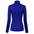 thumbnail image 4 of Made by Olivia Women's Long Sleeve Turtleneck Lightweight Pullover Slim Fit Top, 4 of 4