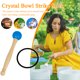 thumbnail image 1 of Palos De Golpe De Tazón De Música Buddha Sound Bowl Knock Stick Agarre cómodo Crystal Bowl Stick (Azul), 1 of 9