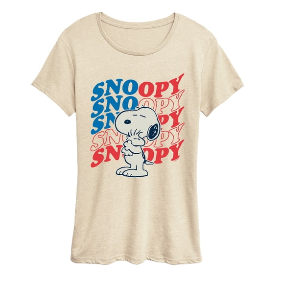 Peanuts - Snoopy Woodstock USA Hug Short Sleeve Graphic T-Shirt
