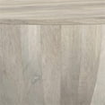 thumbnail image 2 of Pemberly Row Table Basse Tambour Urbain Rond en Bois de Manguier de 34 Pouces de Large, Fini Blanchi Blanc, 2 of 7
