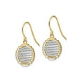 thumbnail image 2 of Gem & Harmony 14K Yellow and White Gold Wire Wrapped Dangle Earrings for Women, 2 of 6