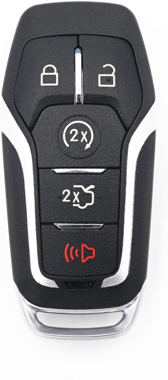 WFMJ for 2015 2016 2017 Ford Edge Explorer Mustang Fusion Edge Keyless Entry 5 Buttons Remote Smart Key Case Shell Fob