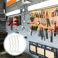 thumbnail image 3 of Miangastore 100pcs Stainless Steel Peg Hook Locks Peg Hook Securing Clip Pegboard Hook Clips, 3 of 8