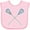 AD-Pink, variant on Inktastic Lacrosse Sticks Future Player Boys or Girls Baby Bib