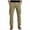 Khaki, variant on Men's Cargo Pants Straight Twill Stretch Regular Fit Work Pants with 6 pockets Outdoor Work Office Hiking Workout Trouser (L, Army Green)