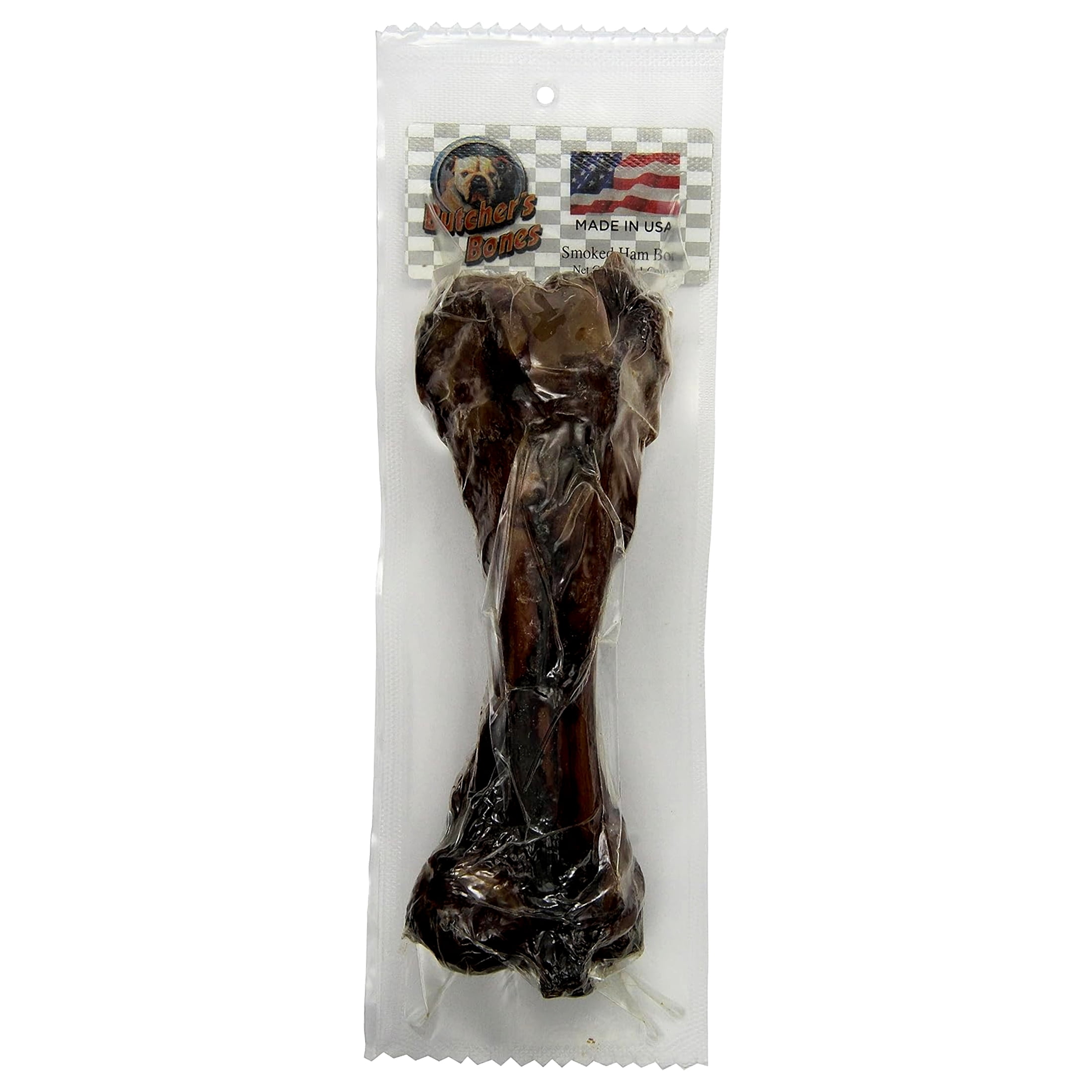 S & S PRODUCTS INC 96724 7" Hickory Smoked Ham Bone Treat