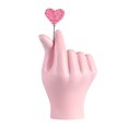 thumbnail image 3 of Heart Hands Sculpture, Modern Art Love Sculpture Aesthetic Statue, Romantic Home Decorations, Ambiance Enhancer for Bookshelf, Coffee Table, 3 of 9