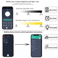 thumbnail image 5 of FSLiving LED Smart Timer Foot Pedal Push Switch Mini Accent uplight Bluetooth Control Color Changing Wall Light Stepless Dimming with Intelligent Remote Control for Living Room-Black(not Support WiFi), 5 of 5
