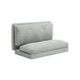 thumbnail image 1 of Canapé-lit pliant KFFKFF, canapé-lit pliable 3 en 1 avec housse lavable, fauteuil-lit convertible en mousse à mémoire de forme haute densité 25D, canapé-lit futon, gris clair (double), 1 of 9