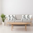 thumbnail image 3 of Ambesonne African Throw Pillow Cover 4 Pack, Native Tribal, 16", Black and White, 3 of 5