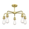 thumbnail image 3 of Innovations Lighting 516-5CR-SG Ballston 5 Light 18" Wide Candle Style Chandelier - Gold, 3 of 3