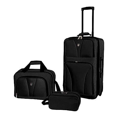 Travelers Club 3-Piece Expandable Rolling Carry-On Value Set