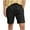 Black, variant on Summer Shorts for Men, Men's Casual Shorts Imitation Cotton And Linen Shorts Solid Tied Thin Shorts