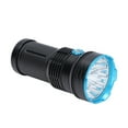 thumbnail image 1 of Linterna LED Super brillante de largo alcance Luz de flash impermeable para exteriores 3 modos de iluminación 8000LM, 1 of 14
