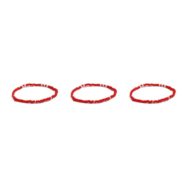 Pulseras de tobillo Qarigey cuentas de arroz 37