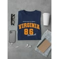 thumbnail image 3 of Retro College Virginia T-Shirt Men -Image by Shutterstock, Male 5X-Large, 3 of 4