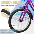 thumbnail image 4 of Lilypelle 16 inch Tricycle Kids Trikes for Beginner Riders, Single Speed 3 Wheel Bikes for Boys Girls, Low Step Through Three-Wheeled Bicycles with Rear Basket, 4 of 8