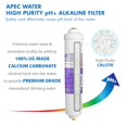 thumbnail image 4 of APEC Water Systems Top Tier Supreme certificado mineral alcalino pH+ alto flujo 90 GPD sistema de filtro de agua potable de ósmosis inversa ultra seguro de 6 etapas (Ultimate RO-PH90), 4 of 5