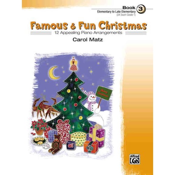 Pre-Owned Alfred Famous and Fun Christmas Book 3 (Piano)