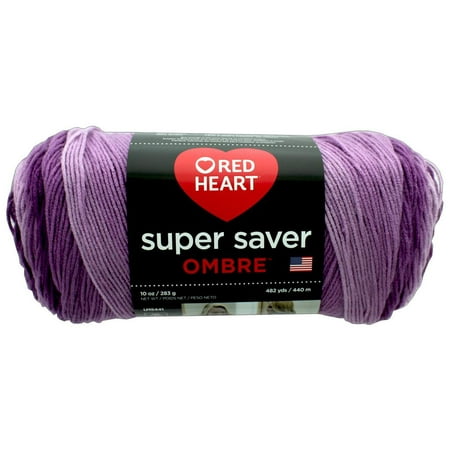 Red heart yarn at walmart Red Heart Super Saver Jumbo yarn is the same Super Saver yarn you love in larger skeins. Each Super Saver Jumbo skein is the size of two skeins of the regular Super .
