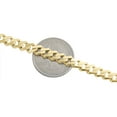 thumbnail image 5 of 10K Yellow Gold Cubic Zirconia Monaco / Cuban Link 6.5mm Statement Bracelet 10", 5 of 9