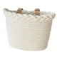 thumbnail image 2 of Cesta infantil para bicicleta, cesta delantera para bicicleta, bolsa de carga portátil decorativa fácil blanco, 2 of 9