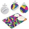 thumbnail image 3 of Yayeee Dish Drying Mat for Kitchen Counter 16"x18" Microfiber Absorbent Pad, Colorful Plaid, 3 of 7