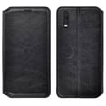 thumbnail image 2 of Case for Jitterbug Smart 3 / Lively Smart Leather Flip Pouch Wallet Phone Case Cover Folio [Kickstand] for Girls Women - Black, 2 of 5