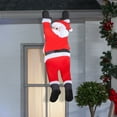 thumbnail image 2 of Hanging Luxe Santa Outdoor Christmas Decoration, Red and White, 5', by Holiday Time, 2 of 9