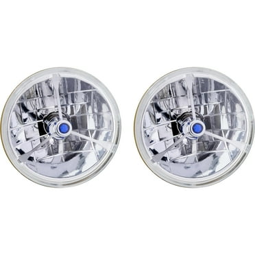 7 Inch Tri-Bar 12 Volt Halogen Headlights