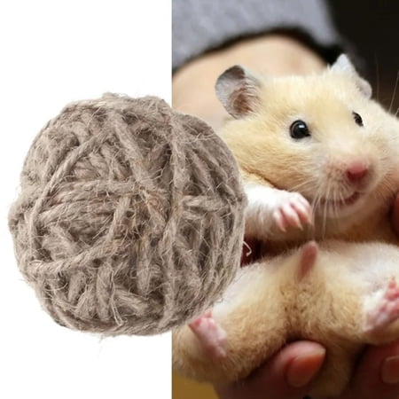 Goowood Bunny Toys Rolling Activity Chew Ball for Rabbits Guinea Pigs Hamsters and Chinchillas Small Animal Play and Dental Health Toy