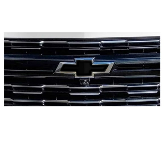 Chevy Tahoe Black Grille and Liftgate Bowtie Emblem Overlay Decals 2015-2020 Set of 2